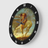 道の端 ラージ壁時計 (傾斜)