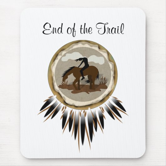 道の端、道の端 マウスパッド (正面)