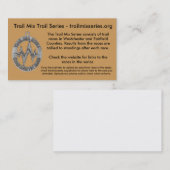 道の組合せのウェブサイトまたは写真の名刺 名刺 (正面/裏面)