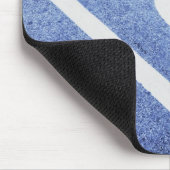 道の自転車の印のクローズアップ マウスパッド (コーナー)