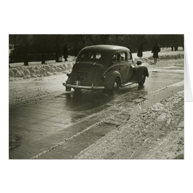 道の車 (正面横)