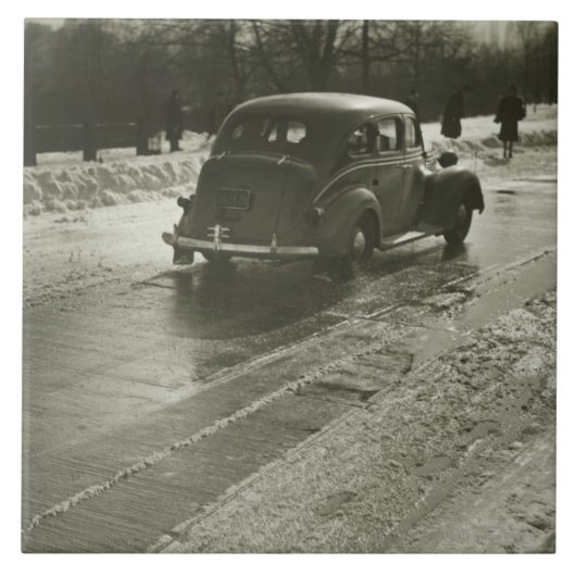 道の車 タイル (正面)