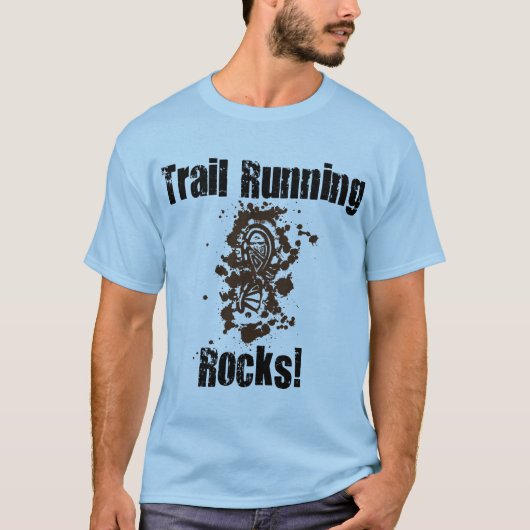 道の連続した石 Tシャツ (正面)
