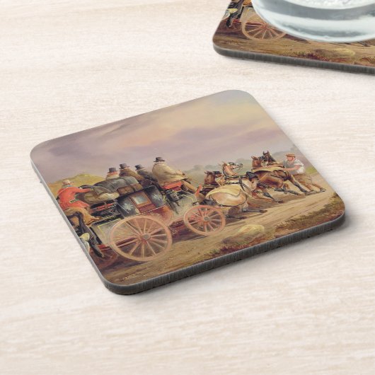 道の郵便車: 「水銀」Devonp コースター (左側)