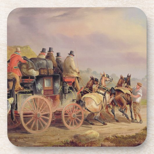 道の郵便車: 「水銀」Devonp コースター (正面)