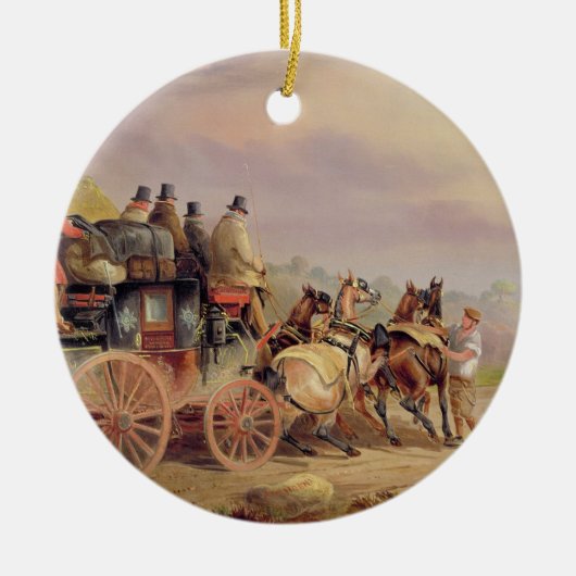 道の郵便車: 「水銀」Devonp セラミックオーナメント (正面)