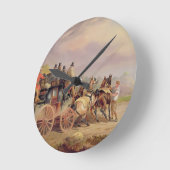 道の郵便車: 「水銀」Devonp ラウンド壁時計 (傾斜)