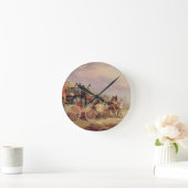 道の郵便車: 「水銀」Devonp ラウンド壁時計 (ホーム)