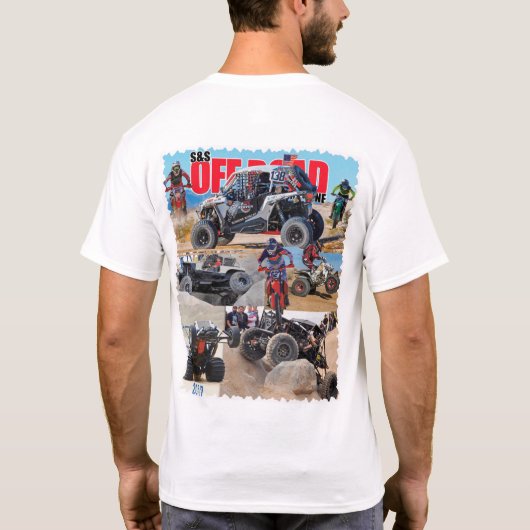 道の雑誌の2017年のTシャツを離れたS&S Tシャツ (裏面)