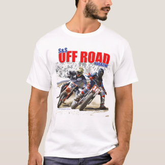 道の雑誌平らなトラックティーを離れたS&S Tシャツ