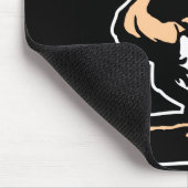 道の黒く新しい端 マウスパッド (コーナー)