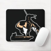 道の黒く新しい端 マウスパッド (マウス)