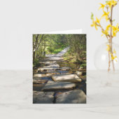 道のCopperhill古い銅のテネシー州Ocoeeの川 カード (黄色い花)