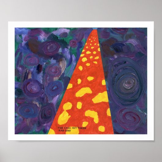 道は通らない ポスター (正面)