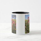 道ばたの野草，テキサス州,春 マグカップ (中央)