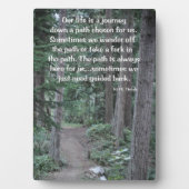 道を下る フォトプラーク (正面)