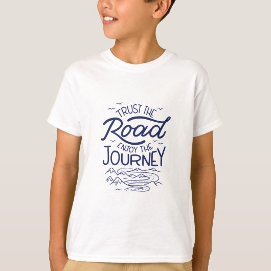 道を信楽しむじる Tシャツ (正面)