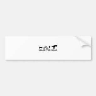 道を共有して下さい バンパーステッカー