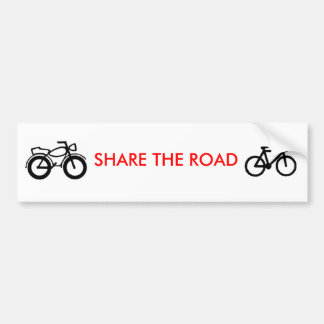 道を共有して下さい バンパーステッカー