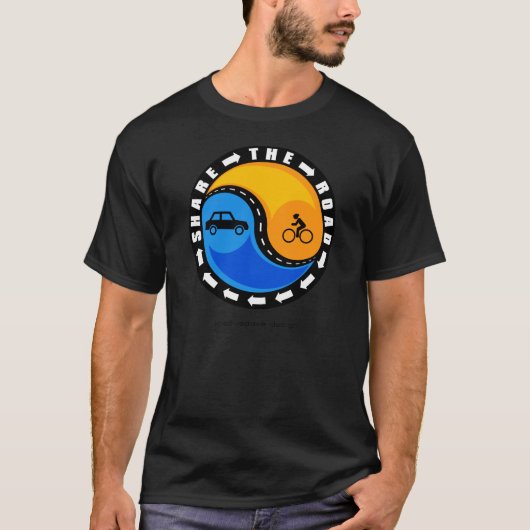 道を共有して下さい Tシャツ (正面)