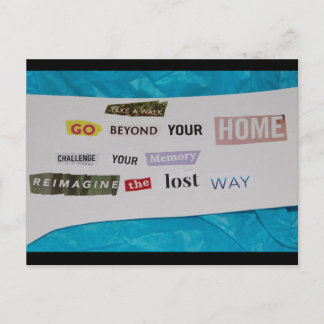 道を再考失ったする ポストカード