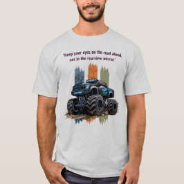 "道を外さずに" モンスターアドベンチャー Tシャツ