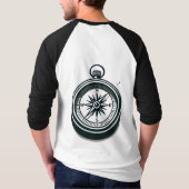 道を探す – Compass Explorer T型 Tシャツ (裏面)