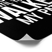 道を歩むまで私の旅を判断してはいけない ポスター (角)