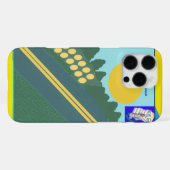 道を渡る卵 iPhoneケース (裏面横)