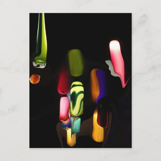 道を照らす ポストカード (正面)