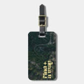 道を見つける – フォレ感動的スト航空ビュー ラゲッジタグ (正面縦)