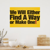 道を見つけ出すかやってみよう ポスター (キッチン)