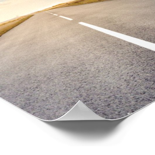 道を踏み出す ポスター (角)