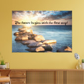 道を進む キャンバスプリント (インサイチュ (リビング))