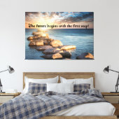 道を進む キャンバスプリント (インサイチュ (寝室))