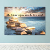 道を進む キャンバスプリント (インサイチュ (ウッドフロア))