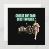 道を選ぶ旅の少ないおもしろい変更された芸術 (正面/裏面)