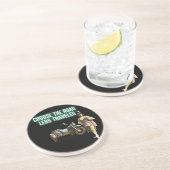 道を選ぶ旅の少ないおもしろい変更された芸術 コースター (側面)