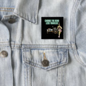 道を選ぶ旅の少ないおもしろい変更された芸術 缶バッジ (インサイチュ)