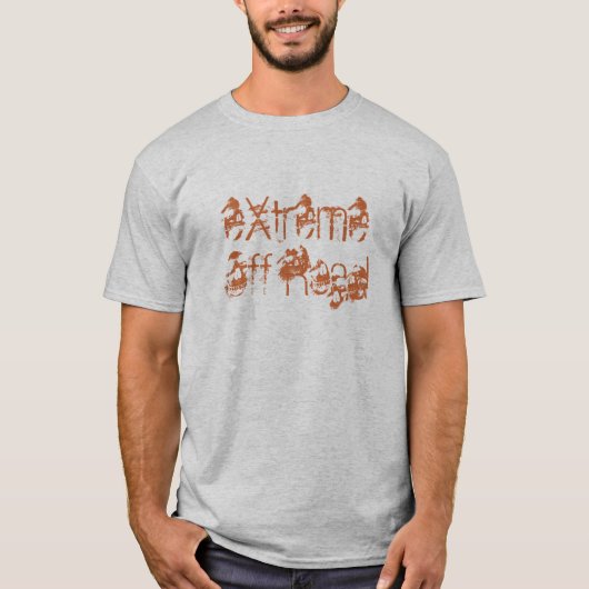 道を離れた極端 Tシャツ (正面)