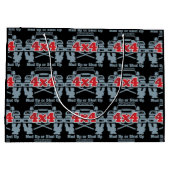 道を離れた泥上りか締められた4x4 ラージペーパーバッグ (裏面)