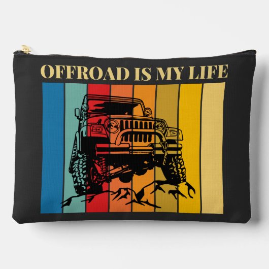 道を離れて私の人生を歩む アクセサリーポーチ (正面)