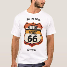 道を66テキサス州 Tシャツ
