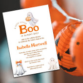 道中のベビー – ハロウィーンの赤ちゃんシャワー 招待状
