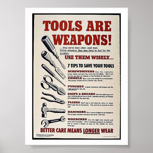 道具は武器だ！ ポスター (正面)