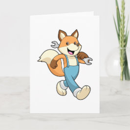 道具を持つメカニックの狐 カード