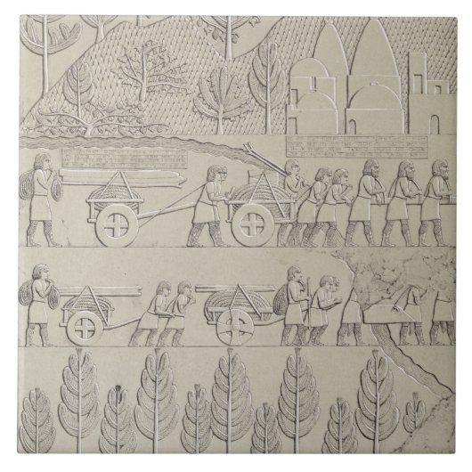 道具を持つ労働者および勝利を動かすためのロープ タイル (正面)