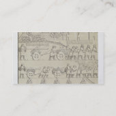 道具を持つ労働者および勝利を動かすためのロープ 名刺 (裏面)