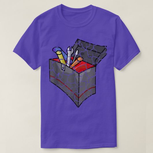 道具職人動揺して Tシャツ (デザイン正面)