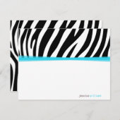 道化のシマウマ ノートカード (正面/裏面)